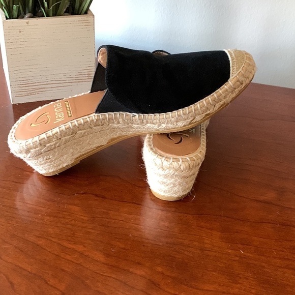 KANNA Open Heel Espadrille Style Shoes - Picture 5 of 6